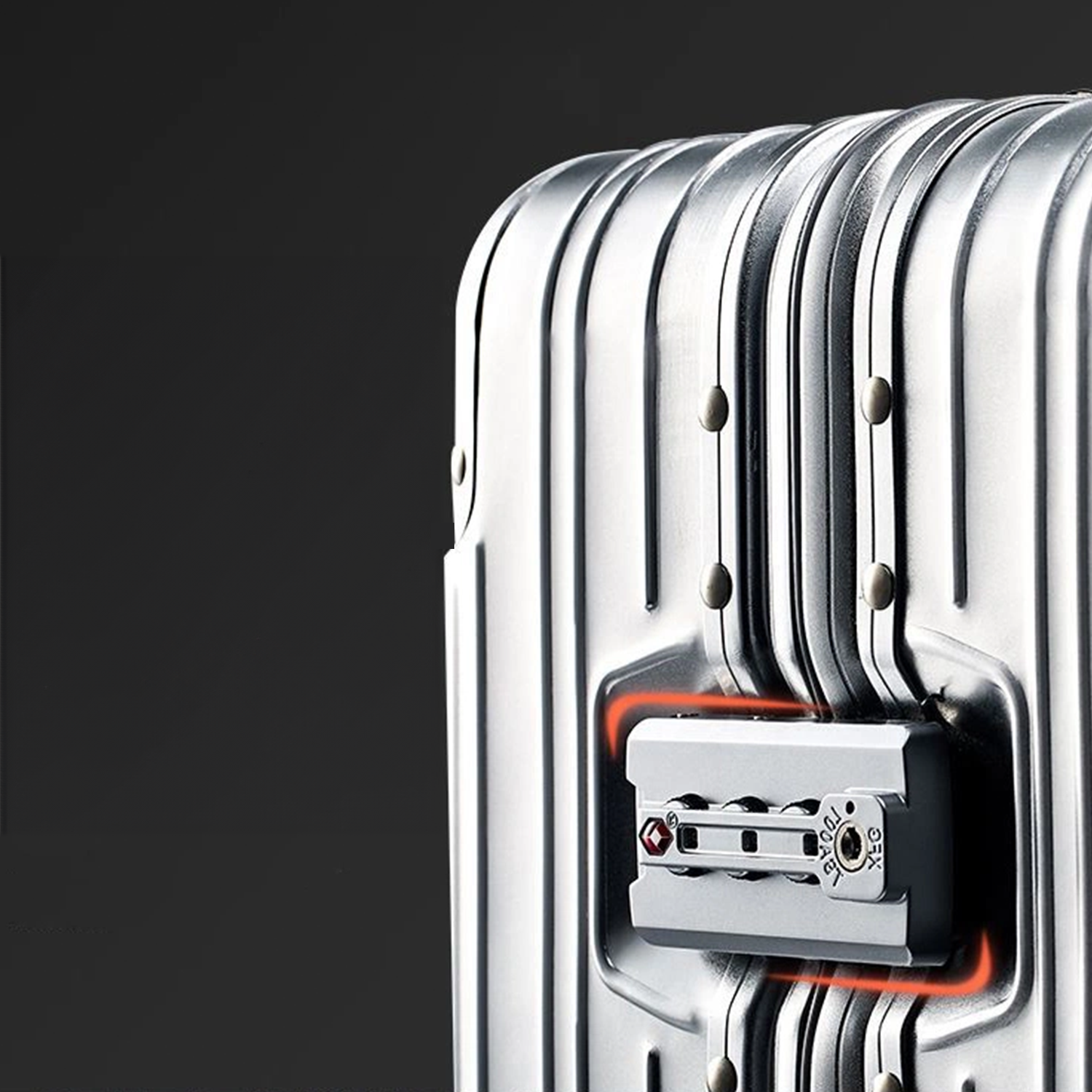 Maleta para Viaje Carry On 20” Minimalista & Elegante de Aluminio Vom Wald®.