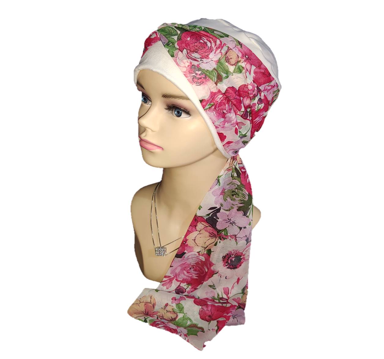 Gorros para Mujer tipo turbante en algodón seda (Set 6 piezas). Oncológicos, alopecia, Moda, Elegantes .