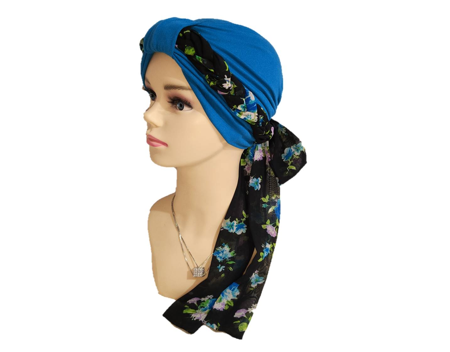 Gorros para Mujer tipo turbante en algodón seda (Set 6 piezas). Oncológicos, alopecia, Moda, Elegantes .