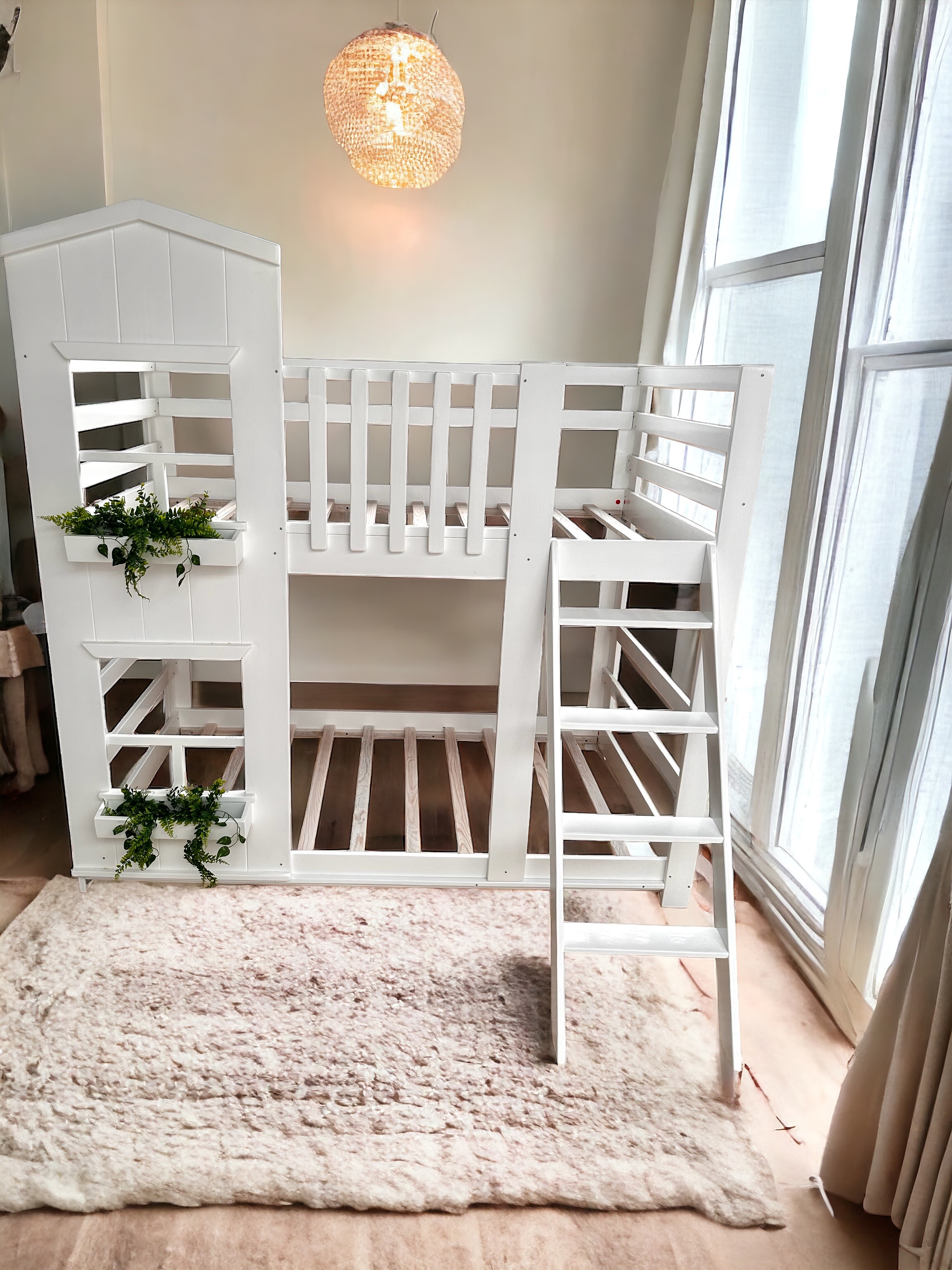 Litera Infantil Wood White .