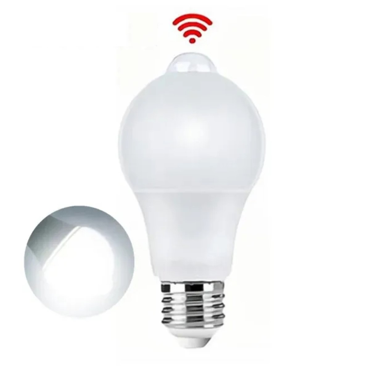 Focos Led Ahorrador Con Sensor De Movimiento 18w E27 nocturno blanco casa patio negocio cochera