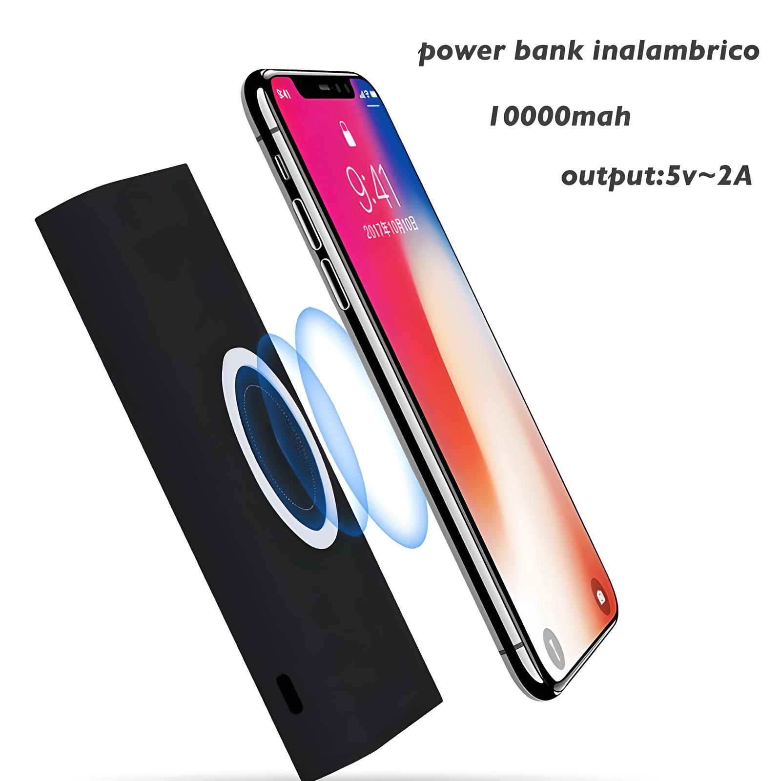 Power bank cargador inalambrico 10000mah Bateria Portatil Celulares