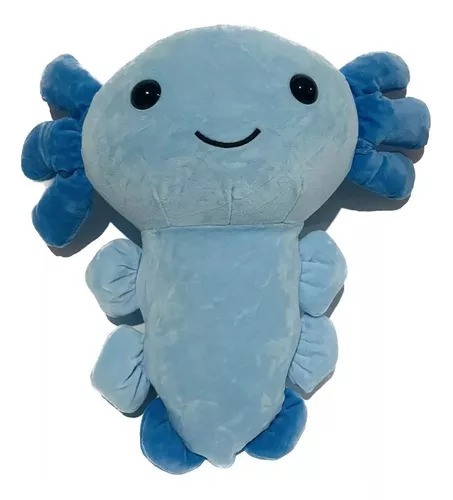 Peluche De Ajolote Esponjoso Suave 30 Cm Colores Divertidos.