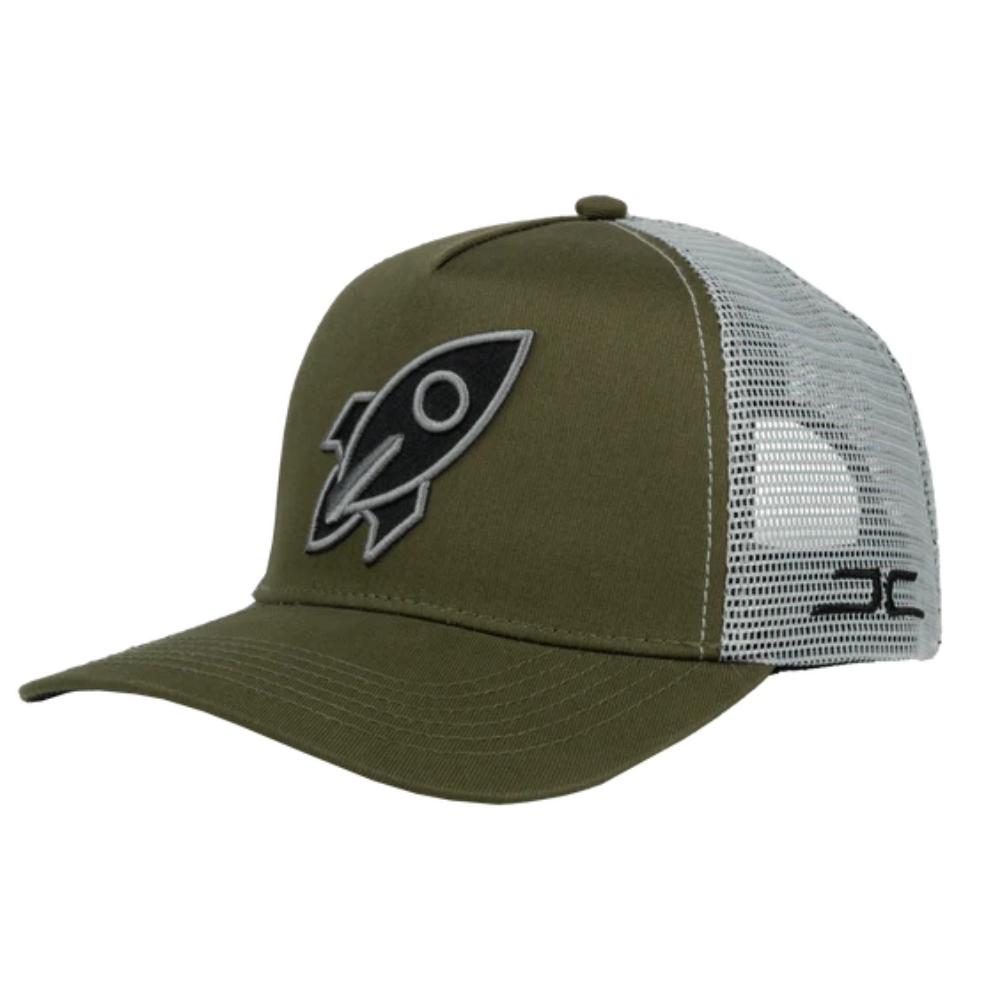 Gorra  JC Hats Cohete Curved Verde Ajustable De Hombre 001793.