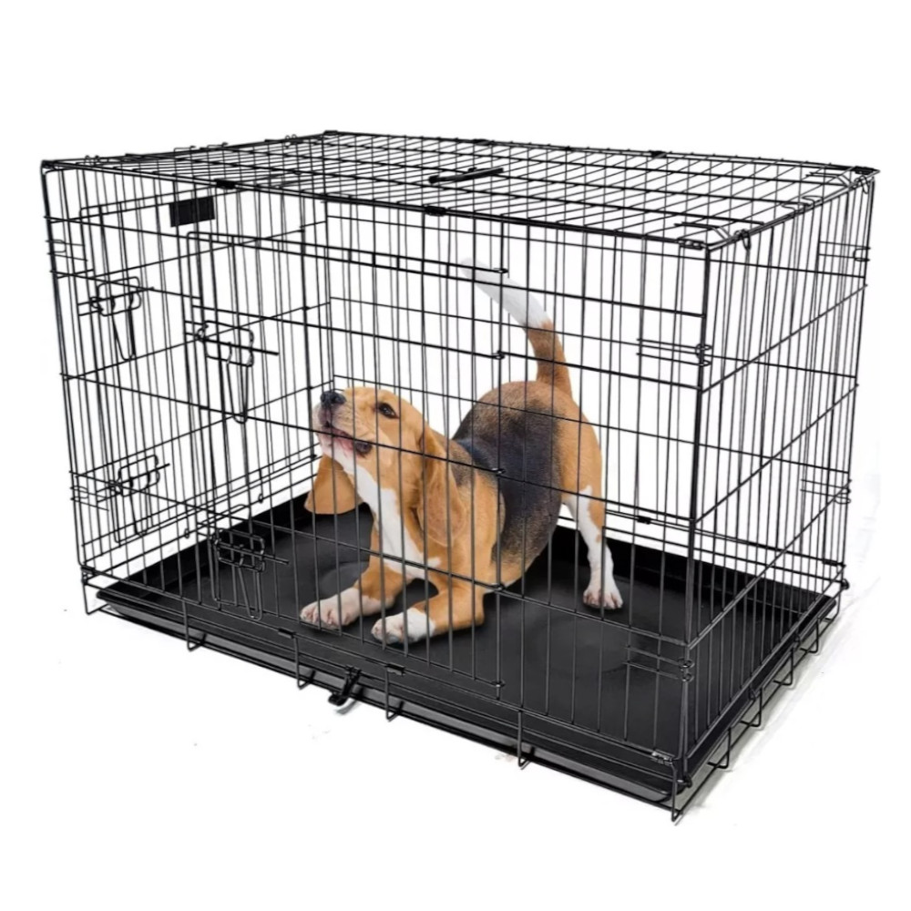 Transportador Jaula Metálica Para Mascotas Caja Chico.