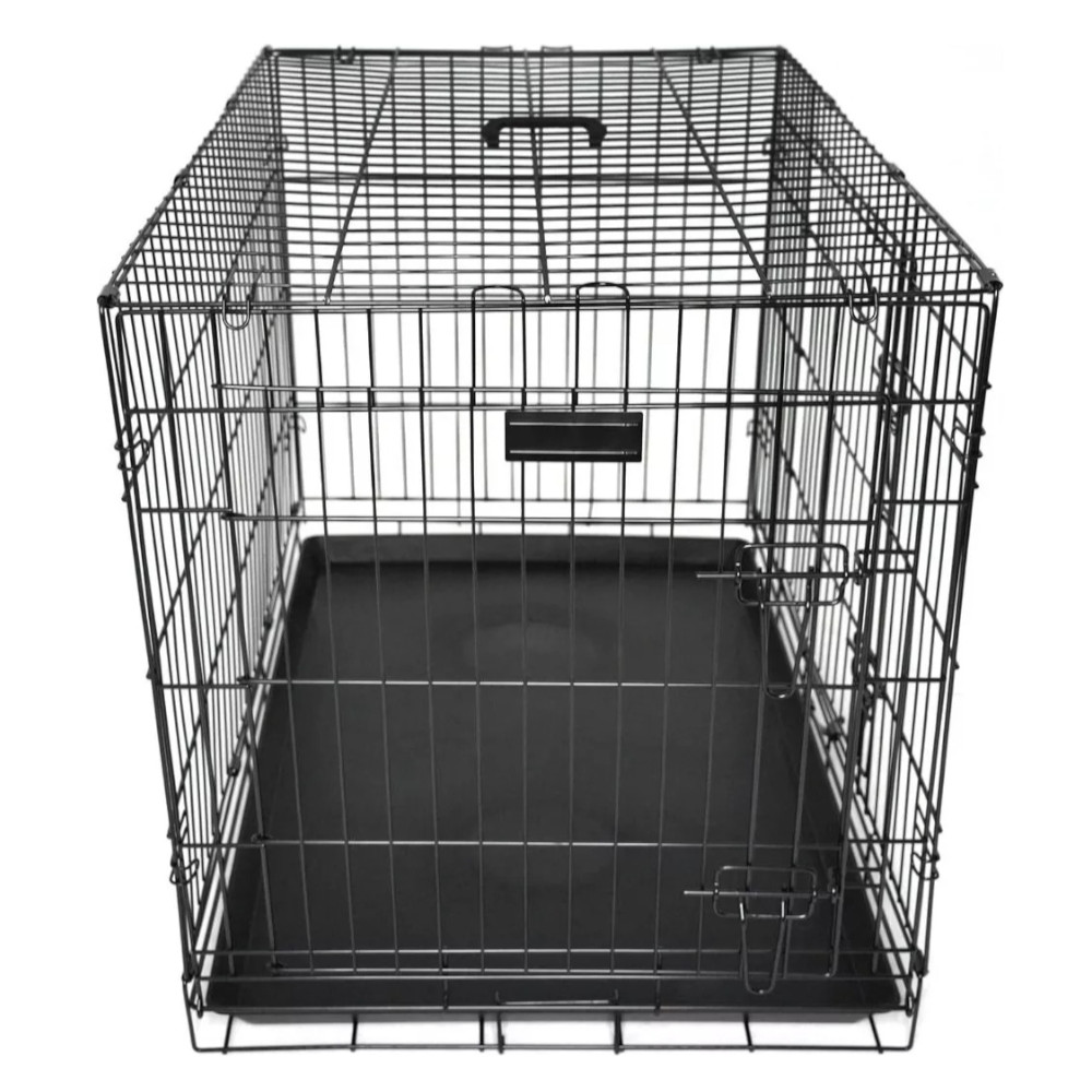 Transportador Jaula Metálica Para Mascotas Caja Chico.