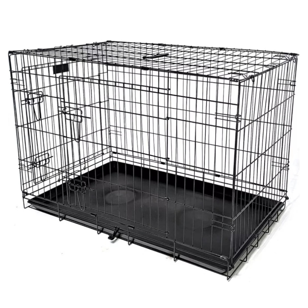 Transportador Jaula Metálica Para Mascotas Caja Chico.