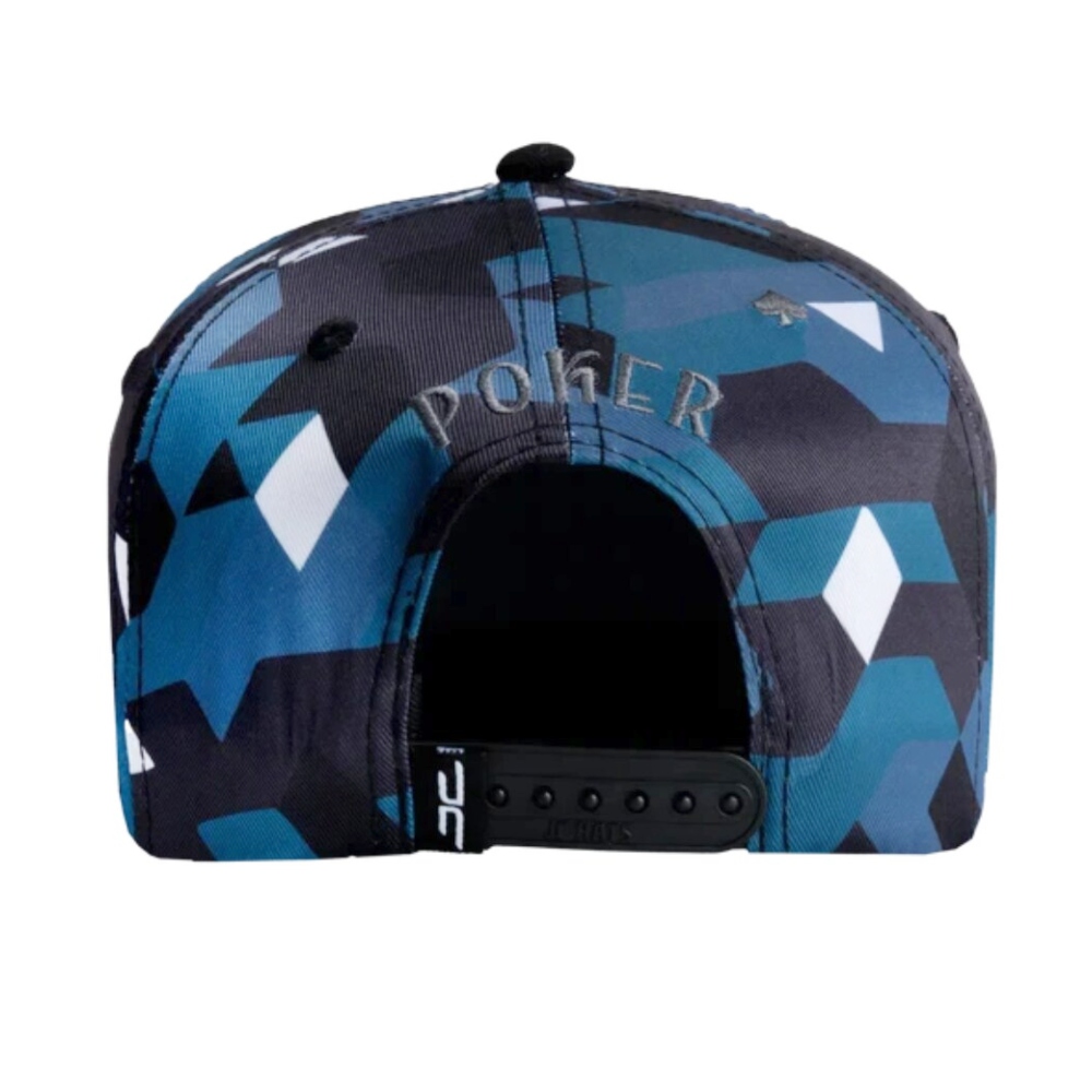 Gorra JC Hats Poker Camo Azul De Hombre Ajustable 002266.