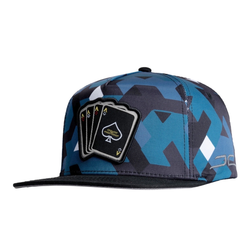 Gorra JC Hats Poker Camo Azul De Hombre Ajustable 002266.