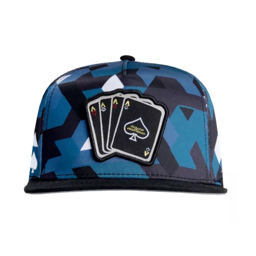 Gorra JC Hats Poker Camo Azul De Hombre Ajustable 002266.