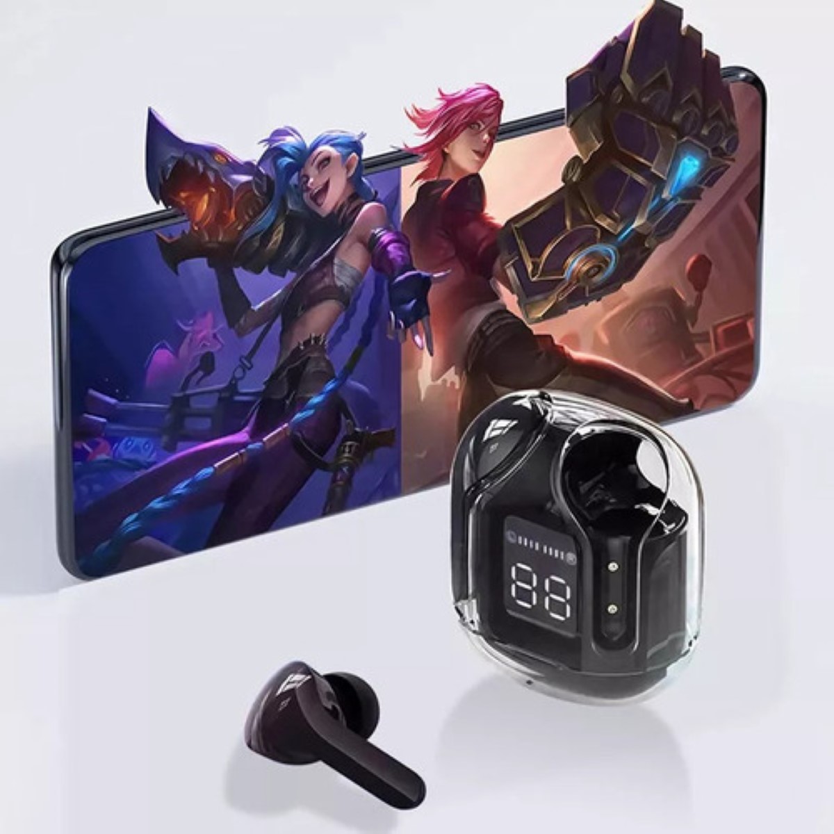 Audífonos in-ear gamer inalámbricos Keluona Audifonos Inálambricos negro