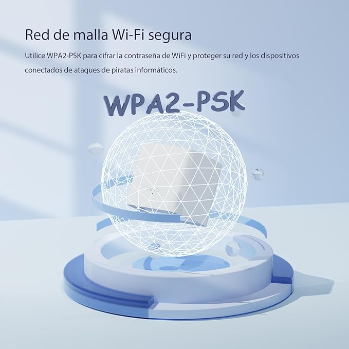 Tenda Nova WiFi Mesh System MW3 - Router WiFi de Malla para Todo el hogar AC1200, hasta 867 Mbps en 5 GHz, Cubre hasta 300 ㎡, Red de Malla de Doble Banda, Funciona con Alexa, 3-Pack.