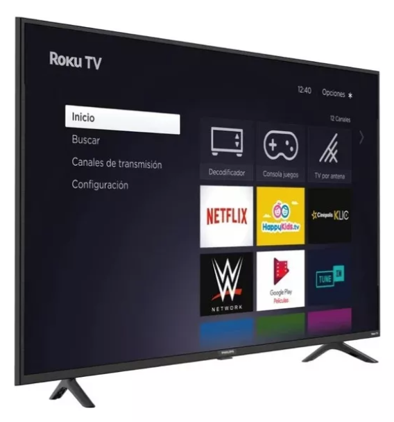 Smart TV Polaroid 55" Roku OS 4k Ultra HH LED UHD