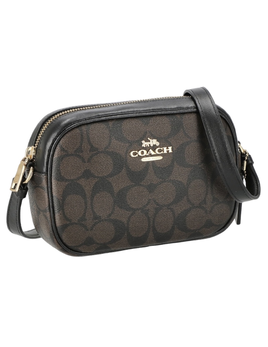 Bolsa coach cafe con negro sale