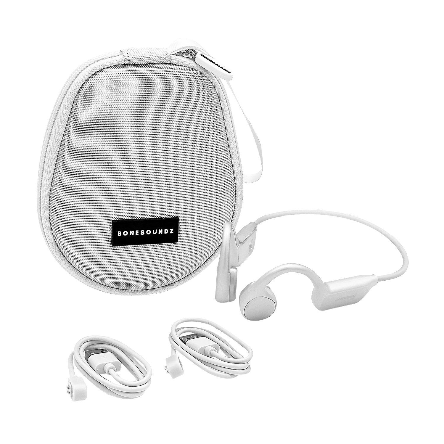 Bonesoundz Audífonos Conducción Ósea Con IPX8 Blanco