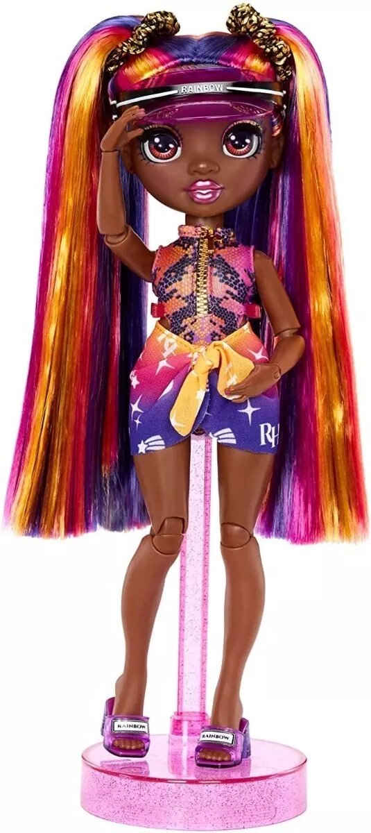 Muñeca Rainbow High Pacific Coast Phaedra Westward Sunset.