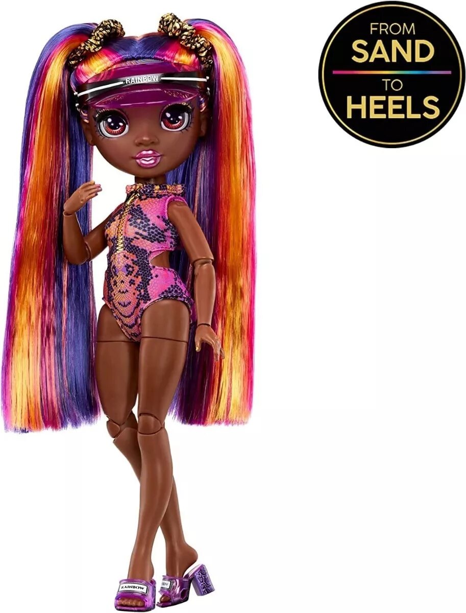 Muñeca Rainbow High Pacific Coast Phaedra Westward Sunset.