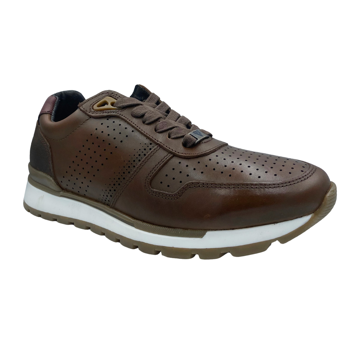 Tenis Casual De Piel Para Caballero 