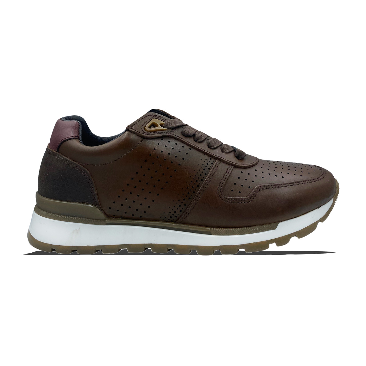 Tenis Casual De Piel Para Caballero 