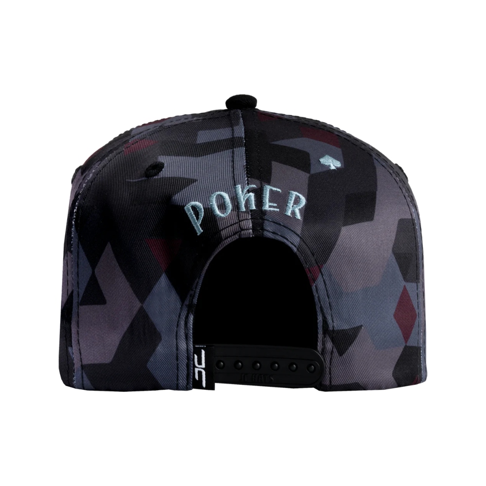 Gorra JC Hats Poker Camo Cafe-negro Ajustable de Hombre 002265.