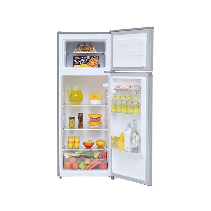 Refrigerador Midea MDRT210CCNLS 8 Pies 2 Puertas Plata.