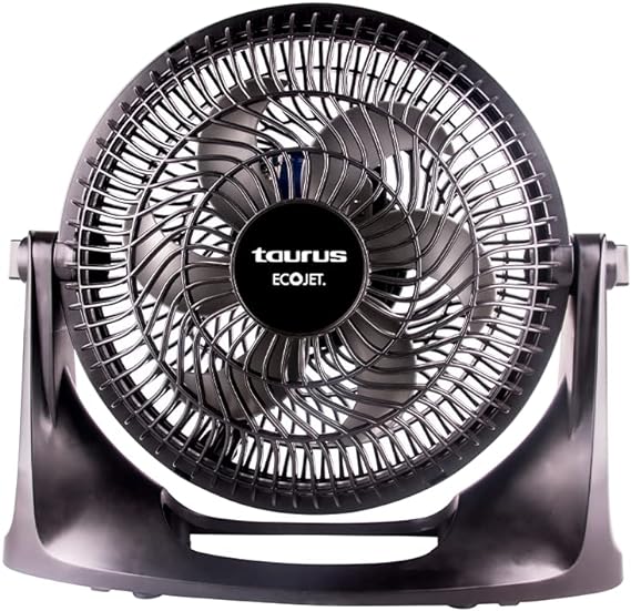 TAURUS OASIS | Ventilador de Escritorio 10 Pul. | 2 en 1: Mesa y Pared| 30% Mas Flujo de Aire y Menos Ruido| Ventilador Portatil| Empotrable en Pared| ECOJET.