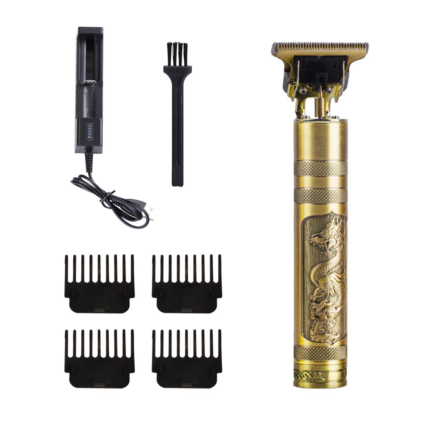 Rasuradora Para Barba Y Cabello Portátil Recargable con Grabado.