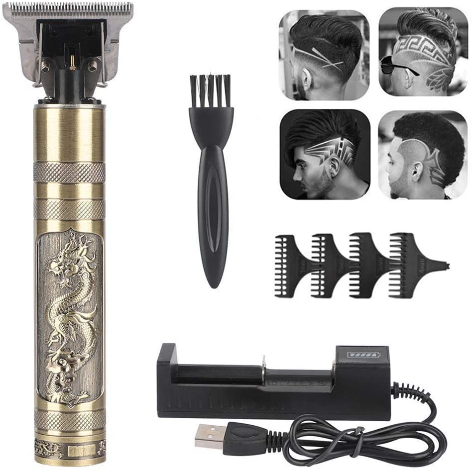Rasuradora Para Barba Y Cabello Portátil Recargable con Grabado.
