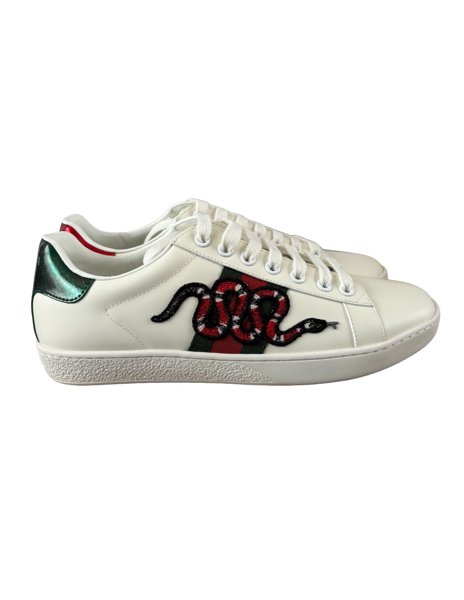 Zapatillas gucci orders blancas mujer