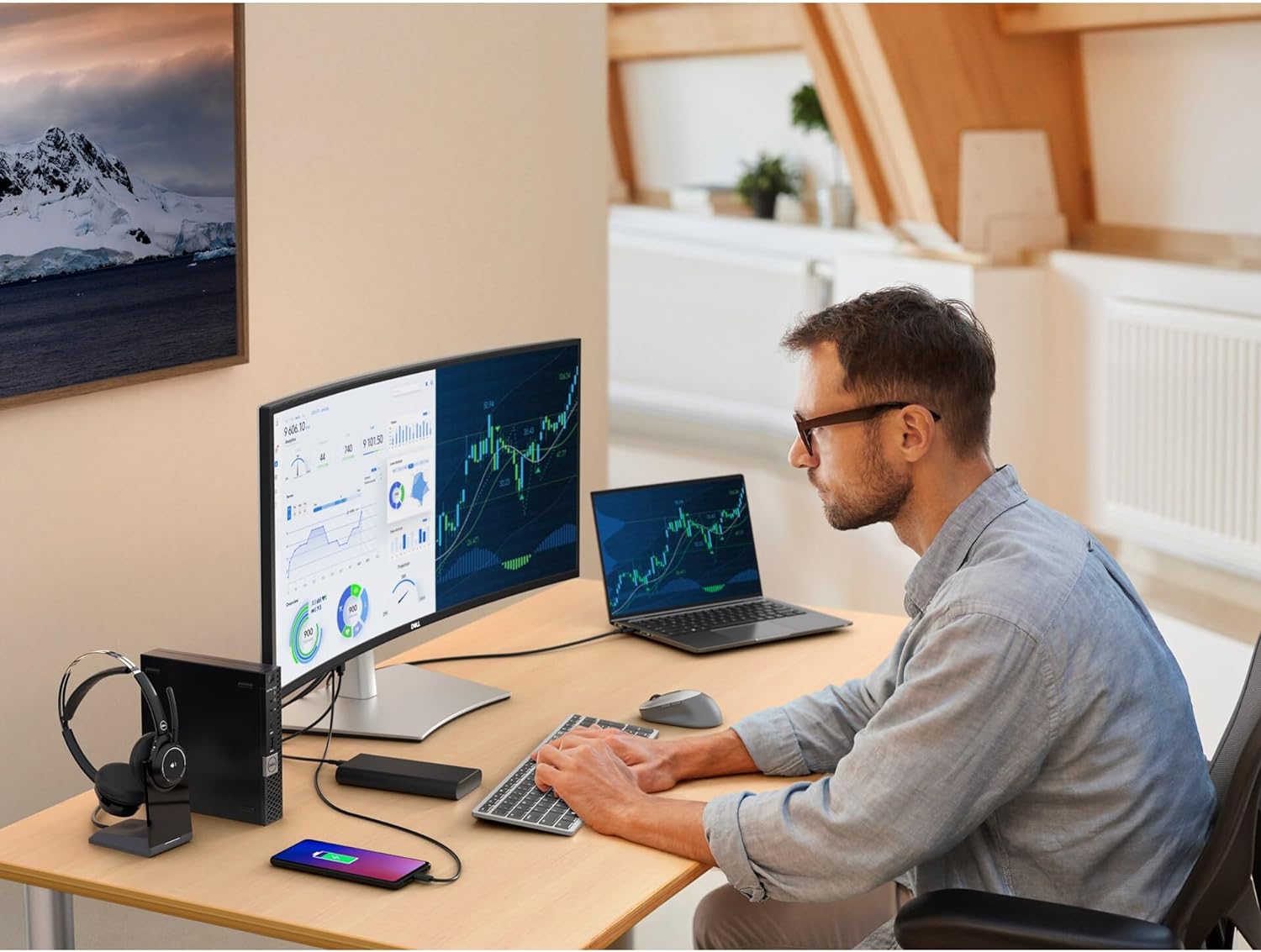 Monitor Curvo Ultrasharp De 34 Pulgadas Con Hub Usb-c De Dell - U3423we.