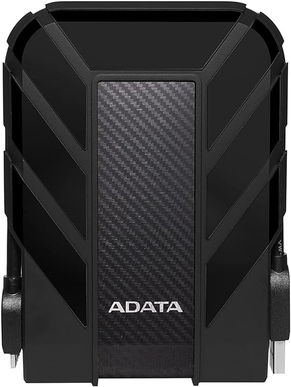 ADATA Disco Duro Externo HDD HD710P, 2 TB,Resistente a golpes,agua y polvo, certificación grado militar, Color Negro.