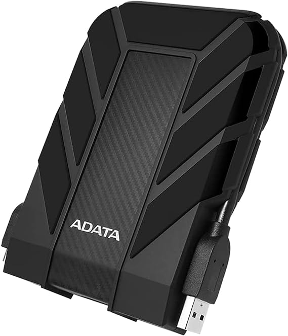 ADATA Disco Duro Externo HDD HD710P, 2 TB,Resistente a golpes,agua y polvo, certificación grado militar, Color Negro.