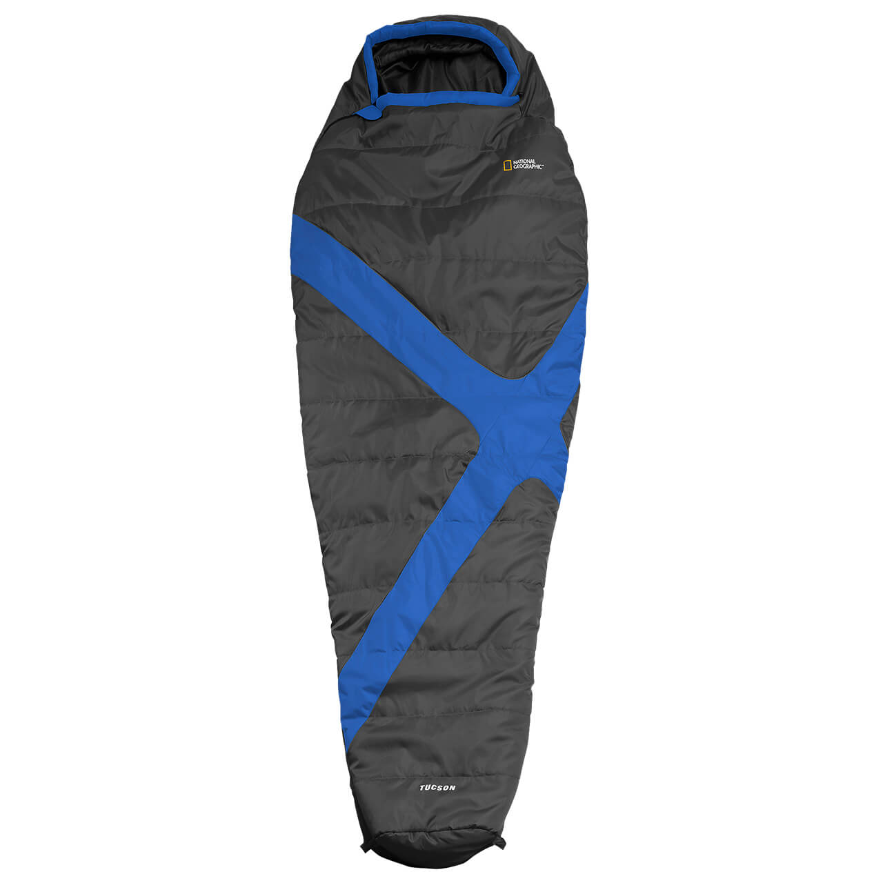 Bolsa para dormir Nat Geo Tucson SNG709A, -1° C hasta +14° C, gris con azul