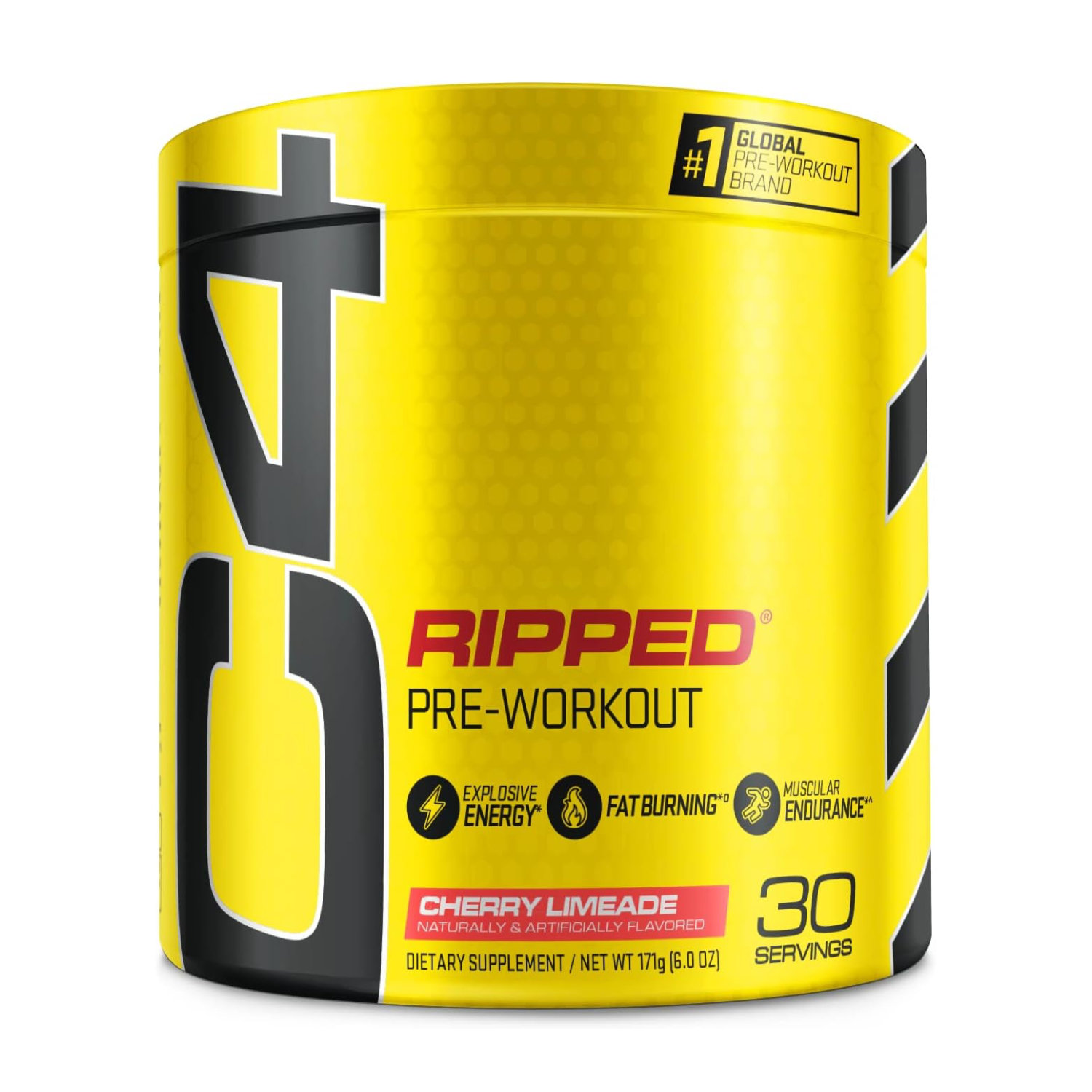 Pre-Entreno Cellucor C4 Ripped 183g 30 Serv. - Limonada de Cereza.