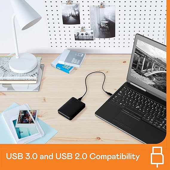Western Digital 4TB Elements Portable External Hard Drive - USB 3.0 - WDBU6Y0040BBK-WESN.