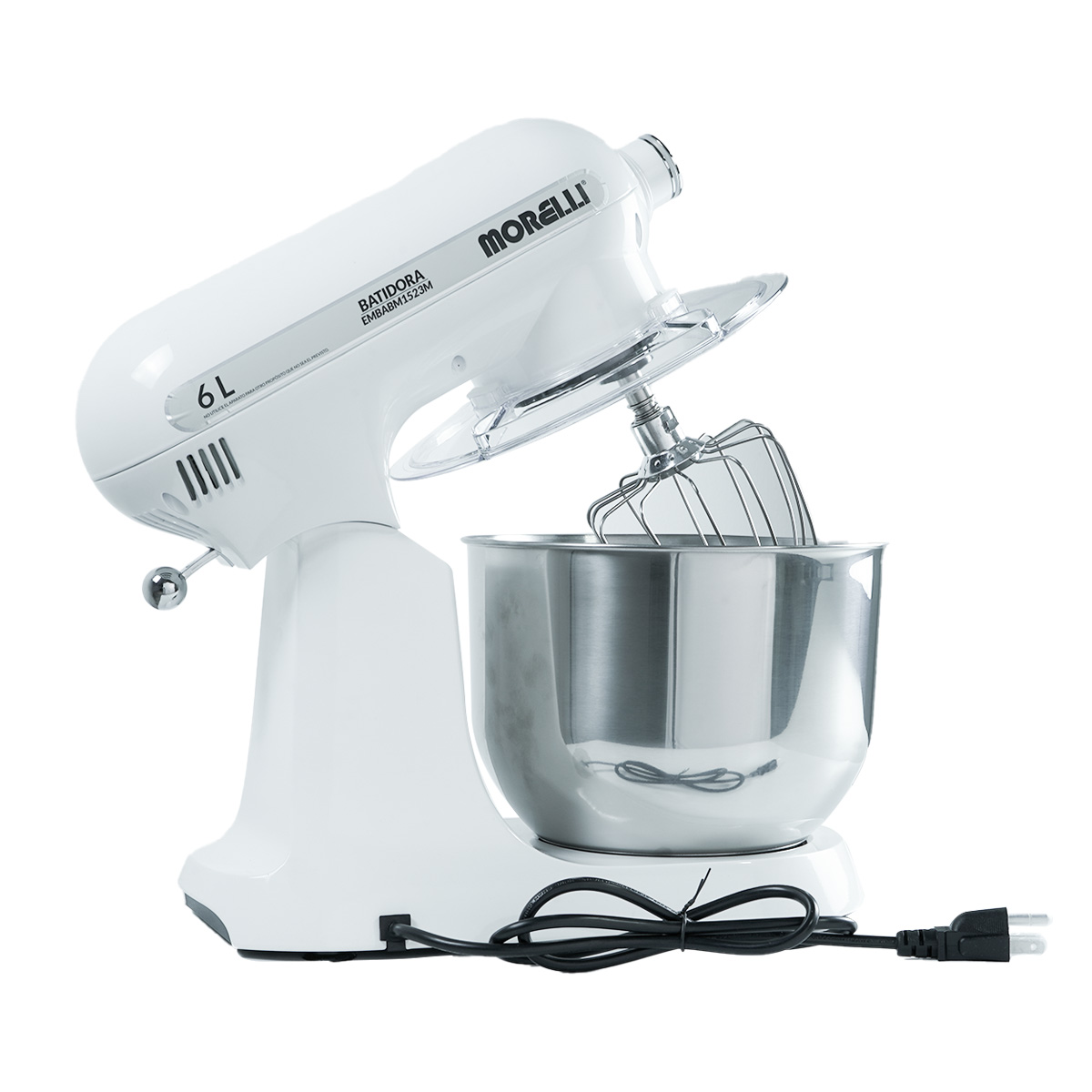 Batidora De Pedestal Morelli 6l White 60 Hz 110V PARA COCINA Y REPOSTERIA.