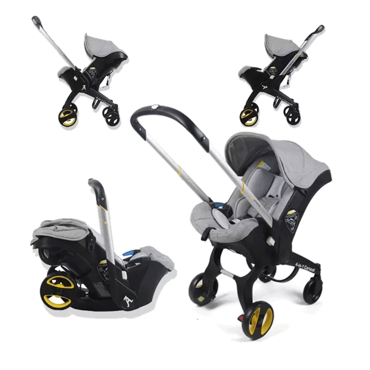 Carriola Portabebe STARKIDS Polux Negro.