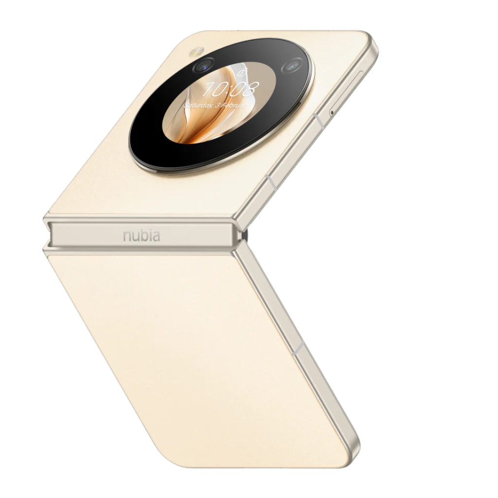Celular Nubia Flip 5g 256gb 8+12ram pantalla plegable.Dorado.