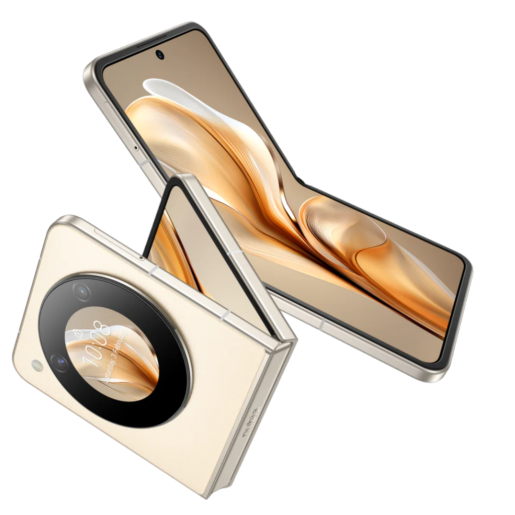 Celular Nubia Flip 5g 256gb 8+12ram pantalla plegable.Dorado.