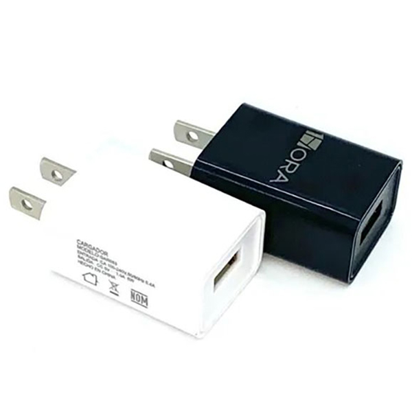 Cargador 1A 1Hora Celular Negro.