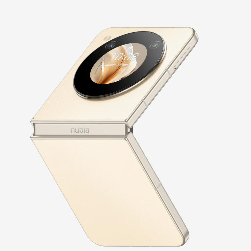 Celular Nubia Flip 5g 256gb 8+12ram pantalla plegable.Dorado.