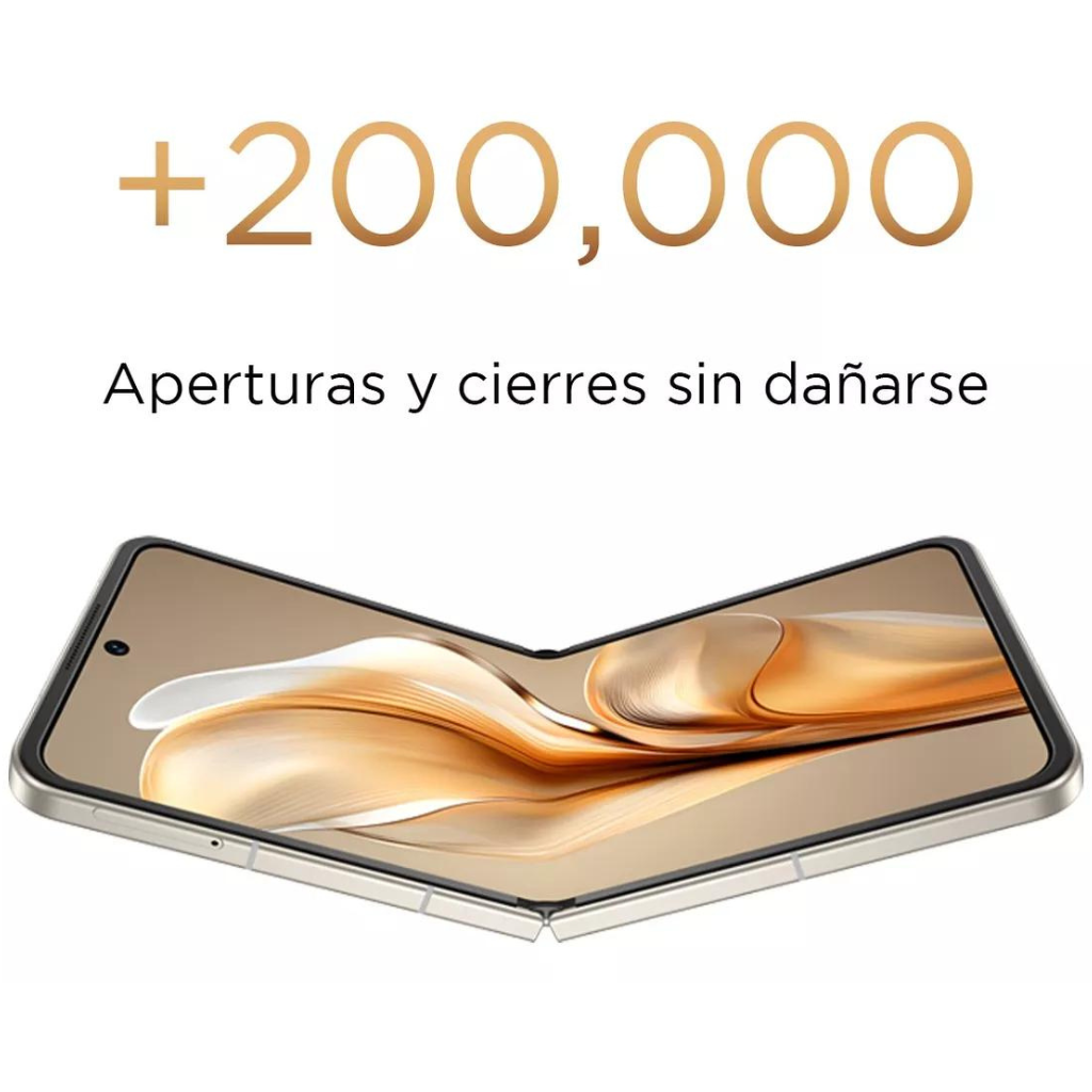 Celular Nubia Flip 5g 256gb 8+12ram pantalla plegable.Dorado.