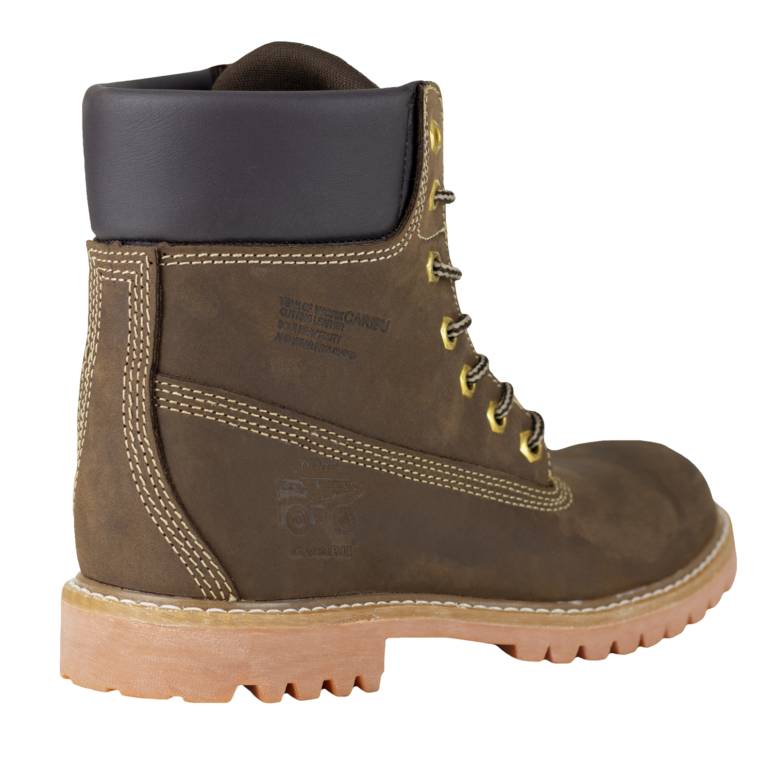 Botas Urbanas Hombre Caribu Montaña Trabajo Tipo Vestir Urban 784 Crazy Café.