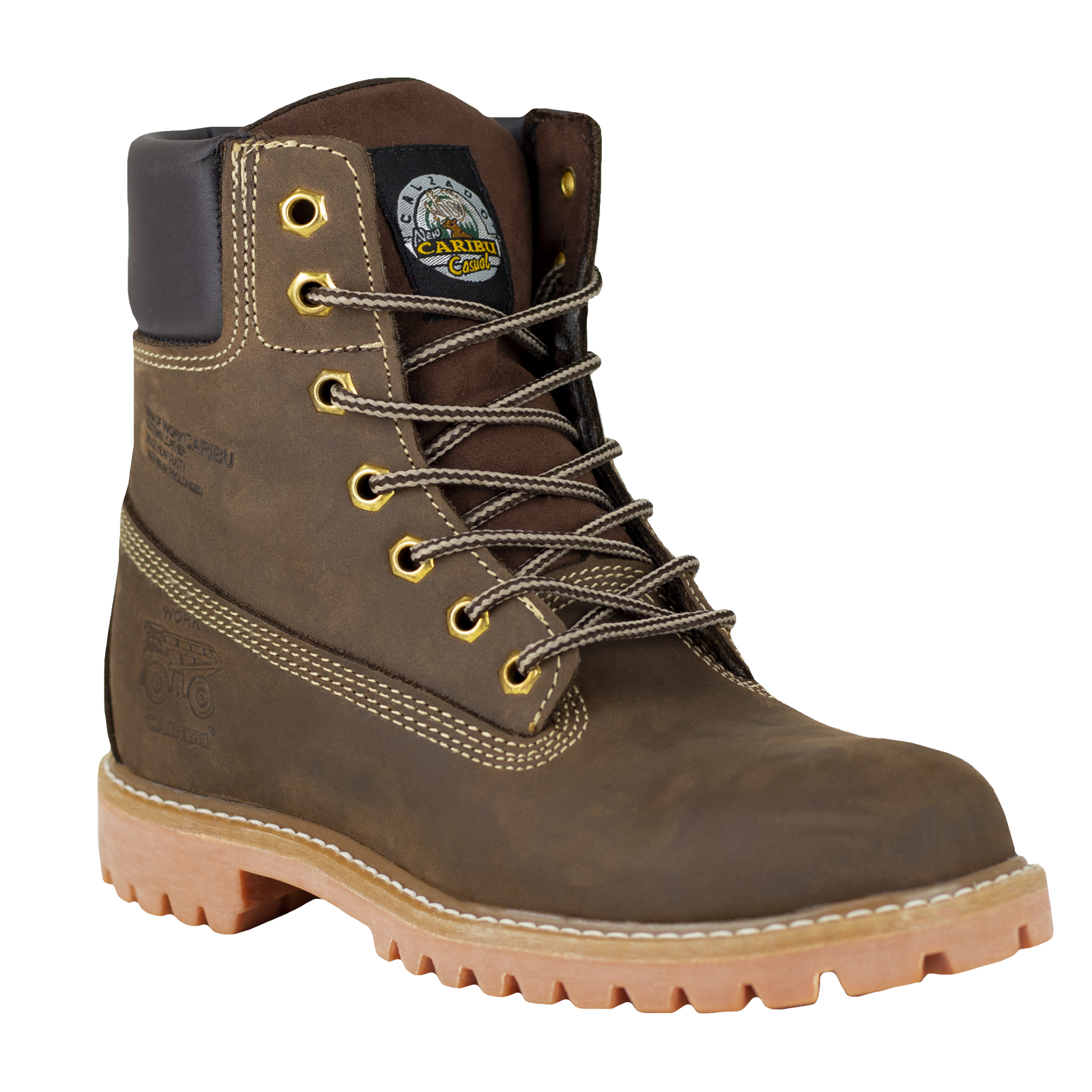 Botas Urbanas Hombre Caribu Montaña Trabajo Tipo Vestir Urban 784 Crazy Café.