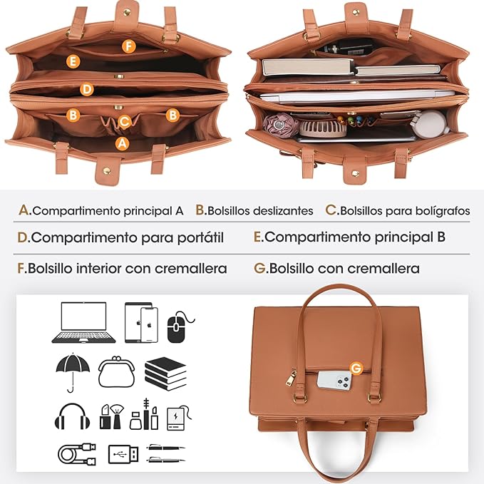 Bolso con compartimento para portátil sale