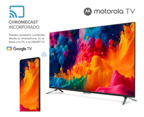 Smart TV Motorola 2024 MOT32HLE11 DLED Google TV HD 32"