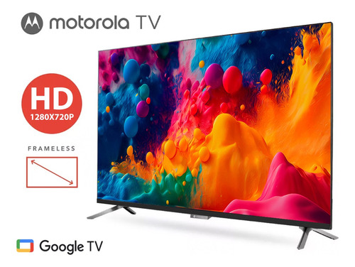 Smart TV Motorola 2024 MOT32HLE11 DLED Google TV HD 32"
