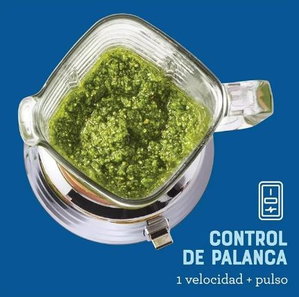 Licuadora Oster 1 Velocidad + Pulso 2 Caballos de Fuerza Plata