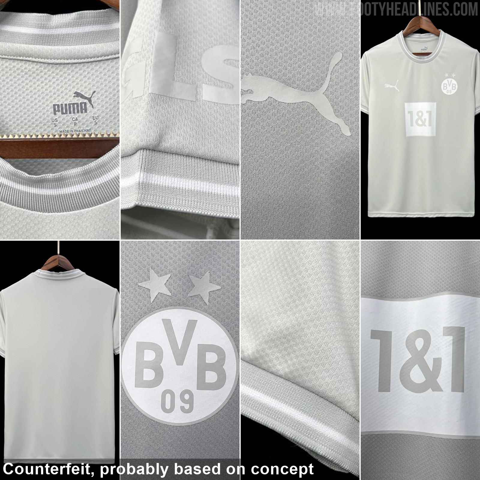 Nuevo! Jersey Borussia Dortmund 2024 Edicion Especial Gris Talla XL.