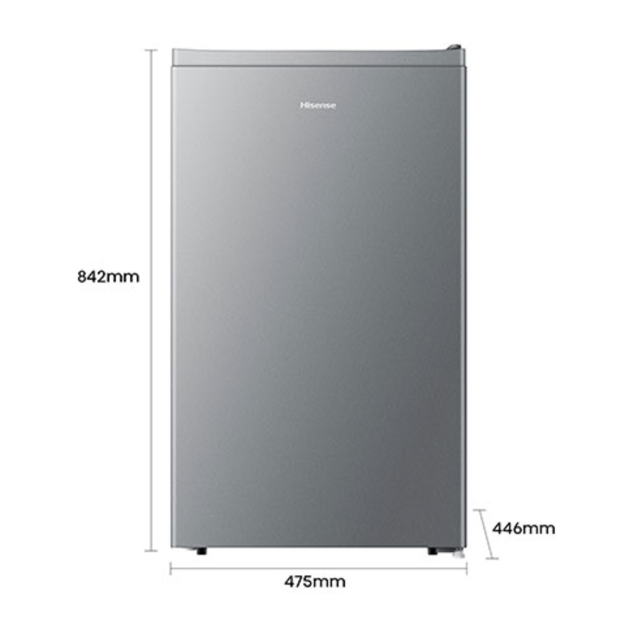 Frigobar Hisense RR33D6AGX1 3.3 Pies Gris ORTY22*.